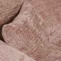 Sofa \'Cloud\' 3-seters sjeselong høyre - brungrå/rosa