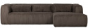 Sofa \'Bean\' 4-seter - Brun/Manchester