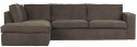 Sofa \'Freddie\' 4-seter - Mørkebrun