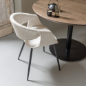 Spisestol \'Yossi\' - Hvit/Sort