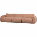 Sofa \'Baggy\' 3-seter - Brun/Rosa