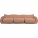 Sofa \'Baggy\' 3-seter - Brun/Rosa