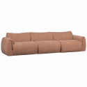 Sofa \'Baggy\' 3-seter - Brun/Rosa