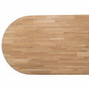 Spisebord \'Tablo\' 220x90cm ovalt - Eik