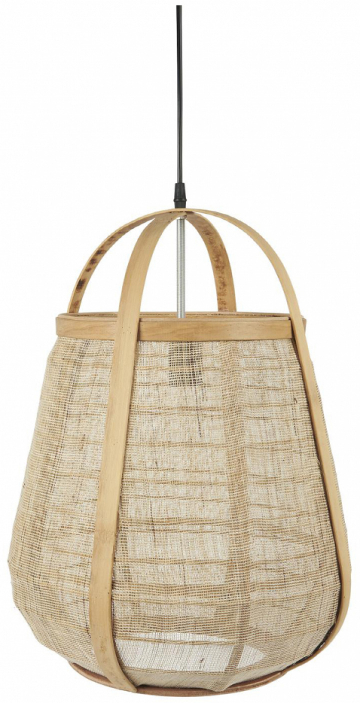 Taklampe 'Hessian' - Nature