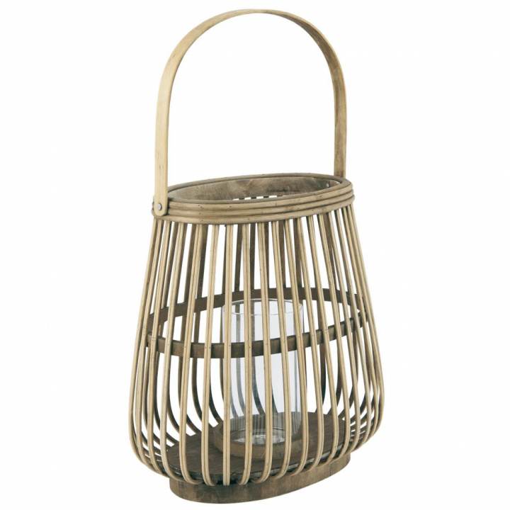 Lysestake \'Hurricane\' - Tre i gruppen Interiør / Dekorasjon / Lyslykter & Lysestaker hos Reforma (3840-14)