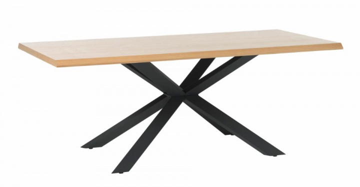 Spisebord \'Grinda\' - Sort/Eik 200x100 cm i gruppen MBLER / BORD / Spisebord hos Reforma (39820200)