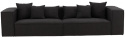 Sofa \'Jokkmokk\' 4-seter - Svart