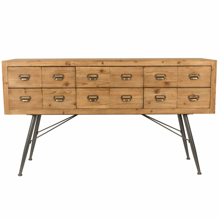 Kommode/TV-benk Vintage - Naturlig