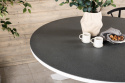 Spisebord \'Charlotte\' Rundt 140cm - Grå/Hvit