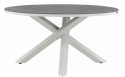 Spisebord \'Charlotte\' Rundt 140cm - Grå/Hvit