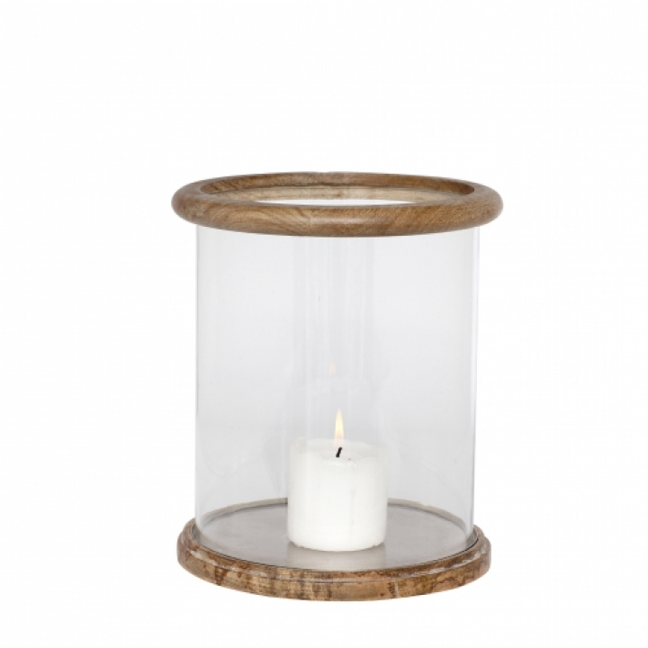 Stearinlys - Glass og tre i gruppen hos Reforma (424006)