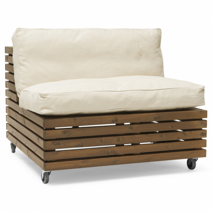 Lenestol Utenfor \'Just Be\' - Brun i gruppen Møbler / Utendørsmøbler / Utendørs Lenestoler hos Reforma (4280133)