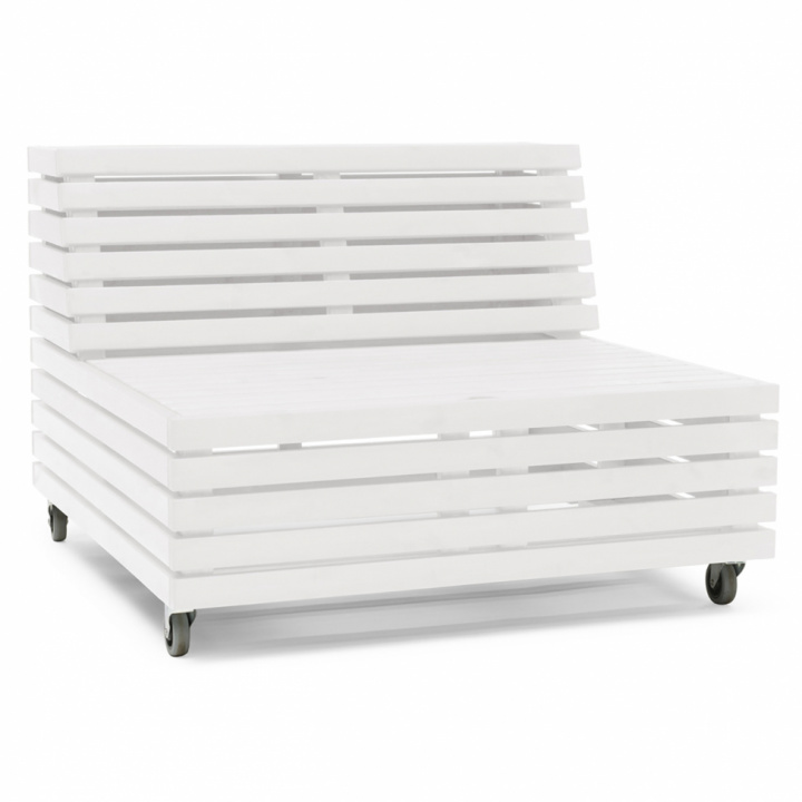 Lenestol Utenfor \'Bare vær\' - Hvit i gruppen Møbler / Utendørsmøbler / Utendørs Lenestoler hos Reforma (4280177)