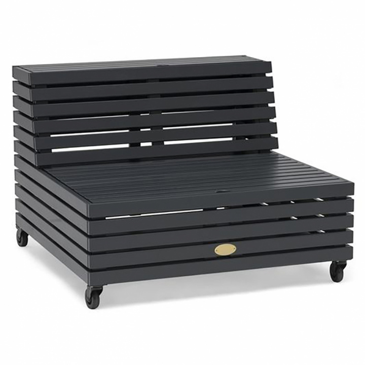 Lenestol utenfor \'Just Be\' - grå i gruppen Møbler / Utendørsmøbler / Utendørs Lenestoler hos Reforma (428018)