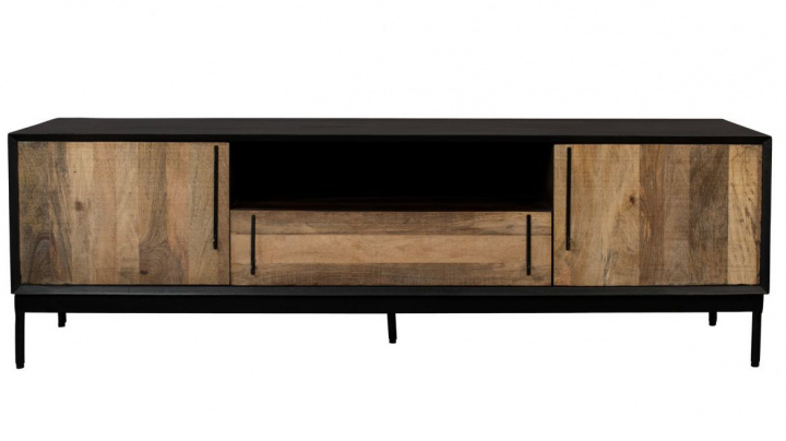 Sidebord 'Nairobi' - Tre/Svart