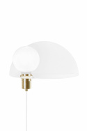 Vegglampe \'Walldorf\' - hvit