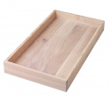 Bakke i lys eik rektangulær