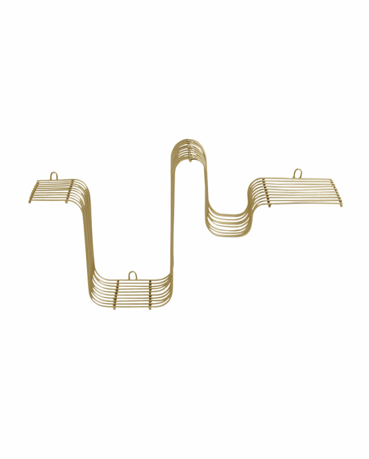 Hylle \'Brava\' - Messing i gruppen Møbler / Hyller og oppbevaring / Vegghylle hos Reforma (44099)