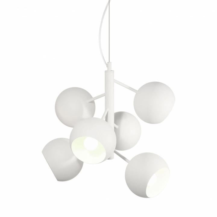 Taklampe 'Rondo' - Vit