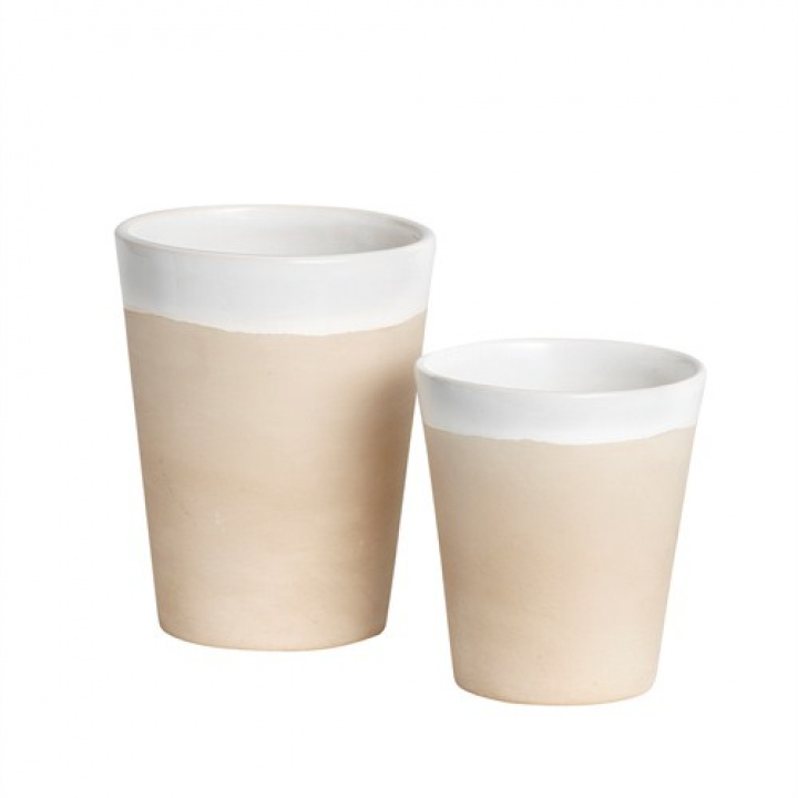 Vaser i hvitt og beige - Hubsch