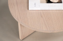 Sofabord \'Smögen\' Rundt 85cm - Naturlig