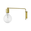 Vegglampe med arm - Messing