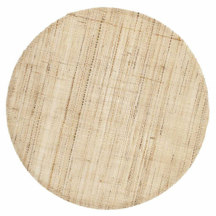 Bordtablett 'Linen natural' Ø 38 - Natural