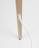 Gulvlampe \'Tripod\' - Tre og hvit