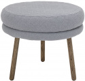 Fotskammel \'Kind\' - Grå/Tre