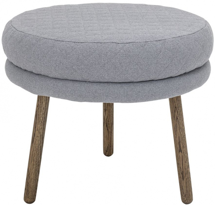 Fotskammel 'Kind' - Grå / tre