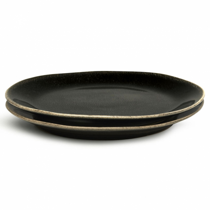 Tallerken 'Naturlige' 2 -pakning - Grå