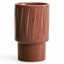 Latte krus \'Coffee & More\' - Terracotta/Brun
