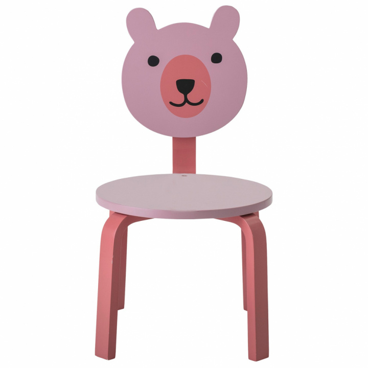 Barnestol \'Bear - Pink i gruppen Møbler / Sittemøbler / Stoler hos Reforma (50224050)