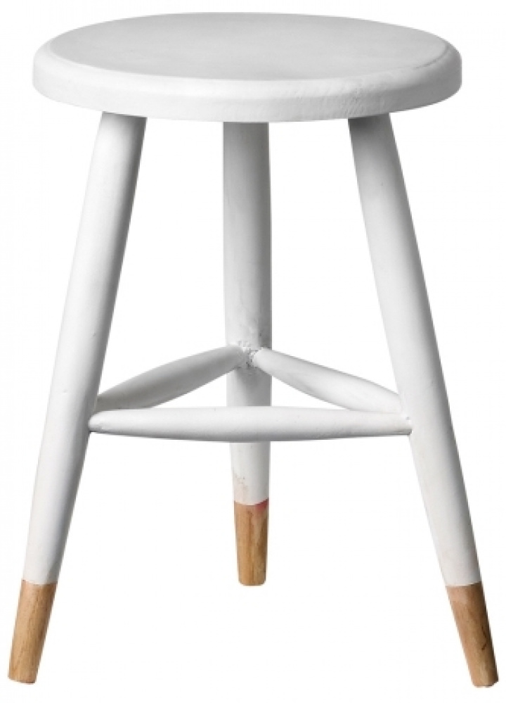 Trebent palle - Hvit (brukt)