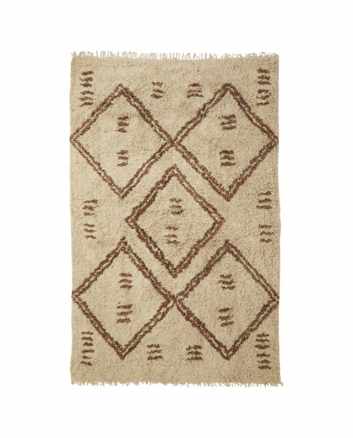 Teppe \'Leah\' 200x290cm - Naturlig i gruppen Interiør / Tepper hos Reforma (5093)