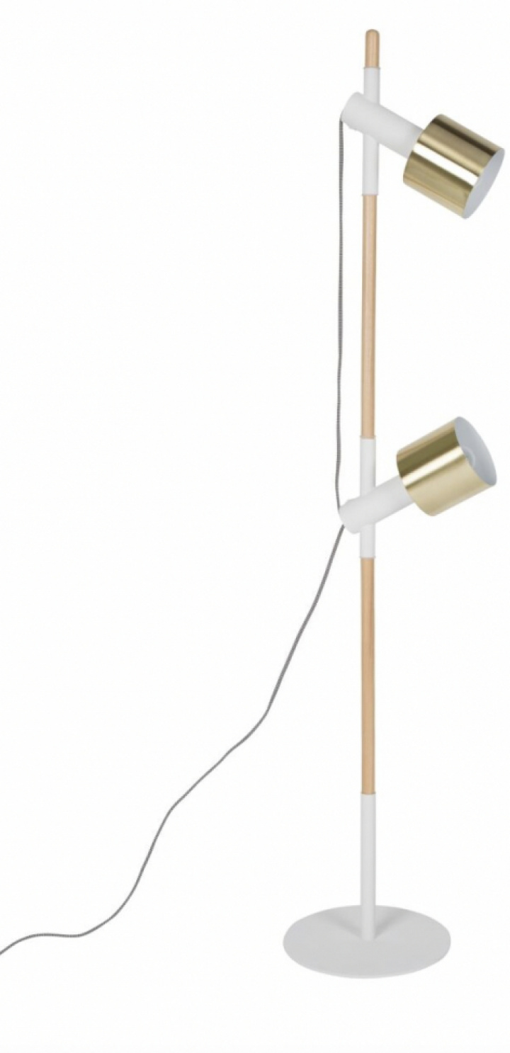 Gulvlampe 'Ivy' - Hvit