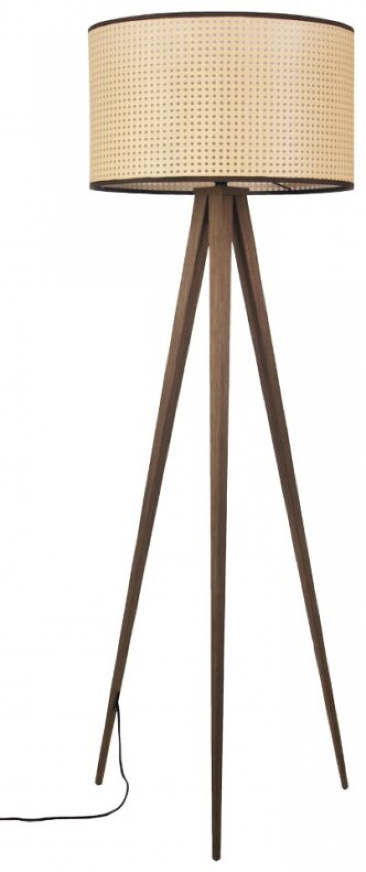 Gulvlampe \'Tripod\' - Naturlige/Walnut i gruppen Belysning / Lamper / Gulvlamper hos Reforma (5100063)