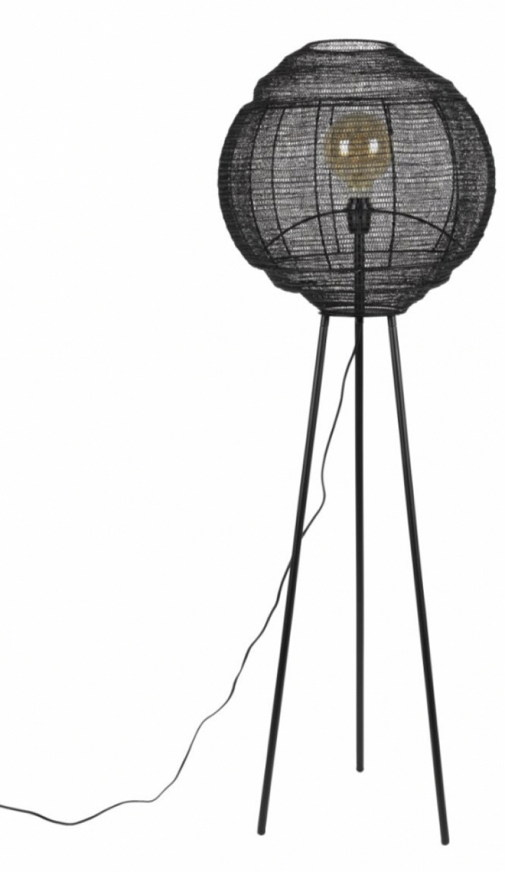 Gulvlampe 'Meezan' - Svart