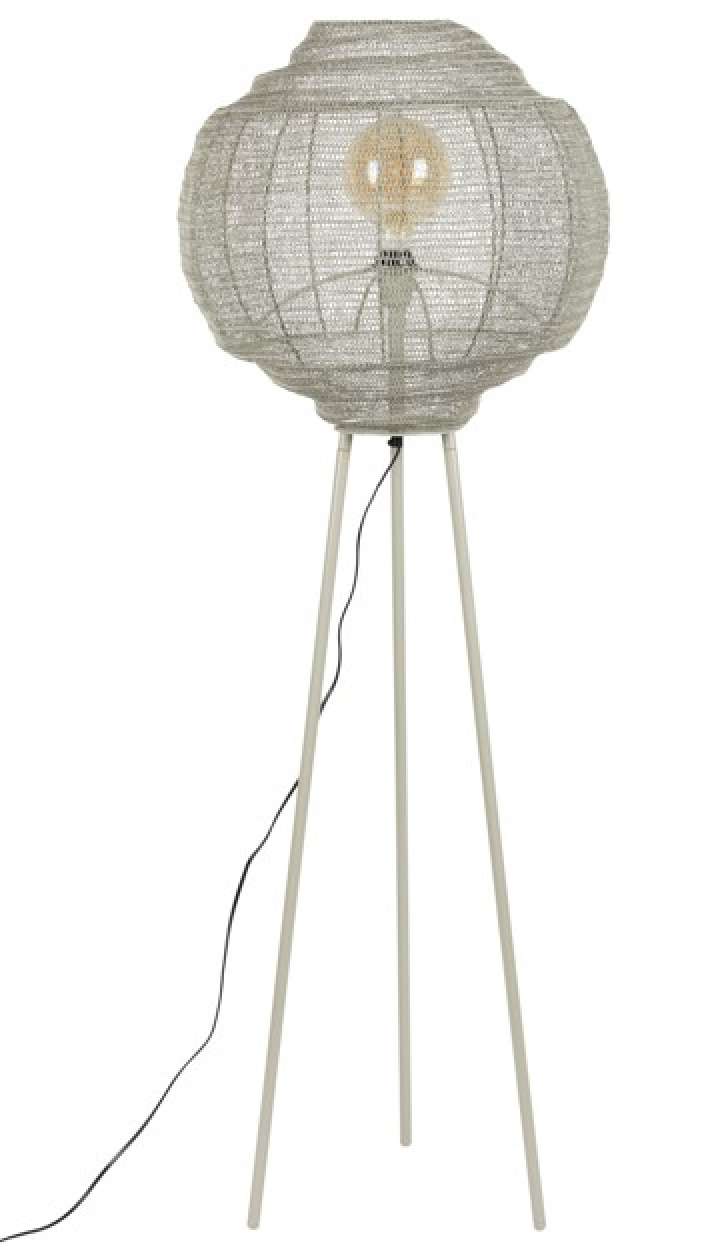 Gulvlampe 'Meezan' - Grå