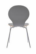 Stol \'Fusione\' - Lys grå