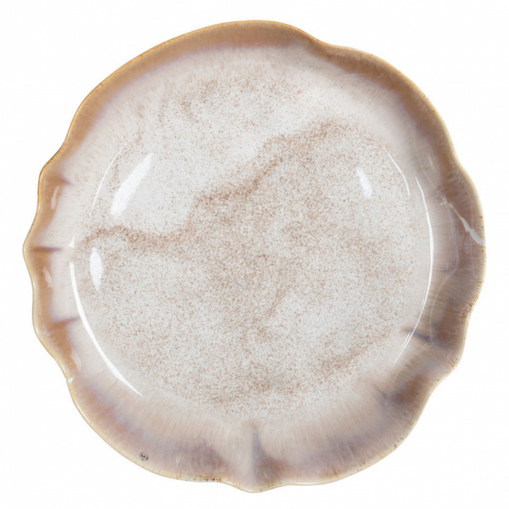 Serveringsskål 'Marwin' - Beige / Rosa