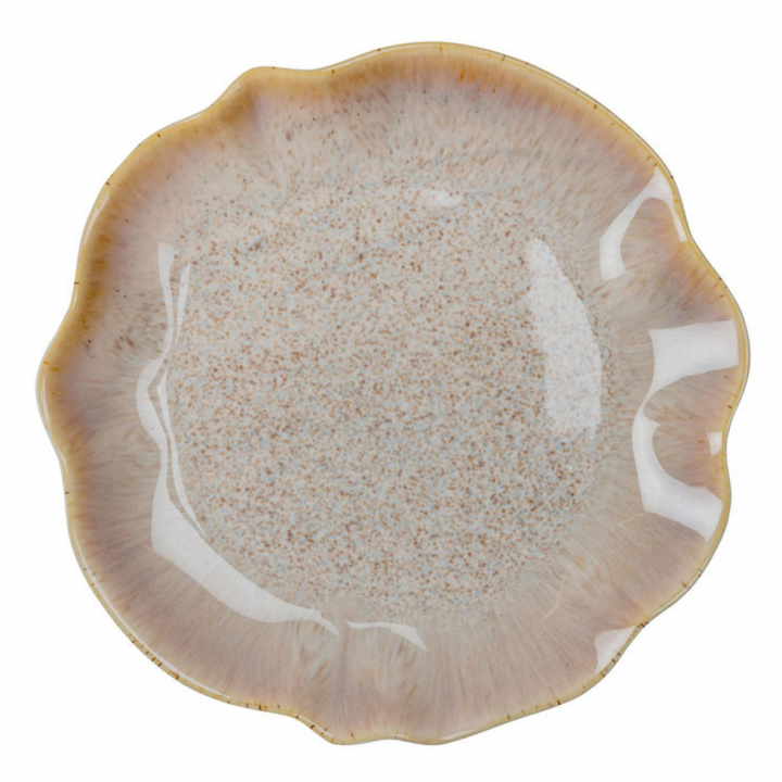 Tallerken 'Marwin' - Beige / Rosa