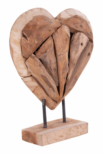 Skulptur \'Almada Heart\' - Naturlig