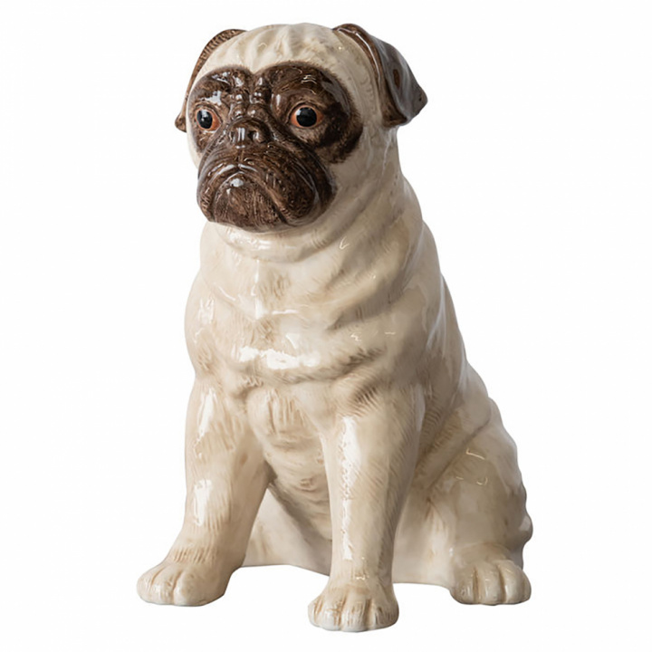 Skulptur 'Big Pug' - Beige / Brun