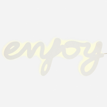 Vegglampe \'Enjoy\' - Neon