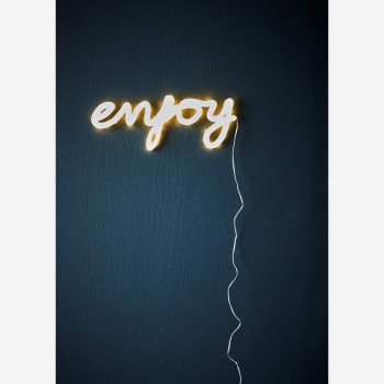 Vegglampe \'Enjoy\' - Neon