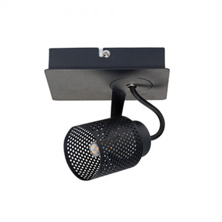 Taklampe 'Sandy 1' - Svart