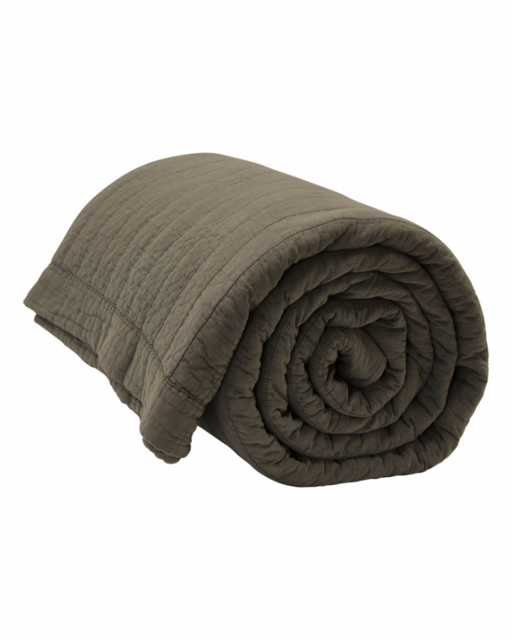 Polstret sengeteppe \'Magnhild\' 280x280 - Bark i gruppen Interiør / Tekstiler / Sengetøy hos Reforma (561137076)