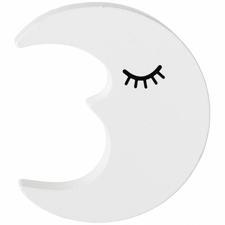 Veggdekorasjon 'Moon' - Hvit